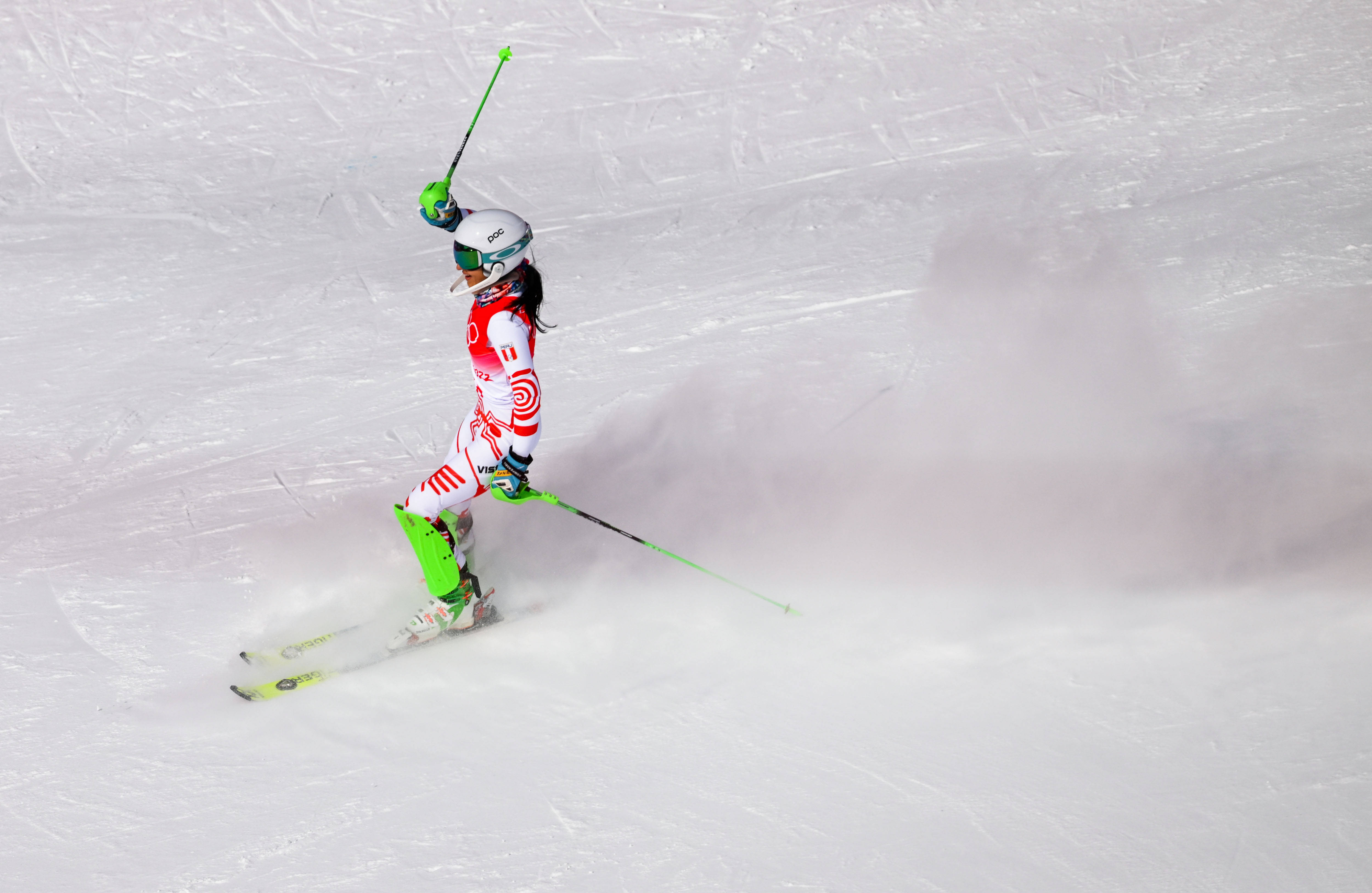 爱游戏电竞-南极洲选手在滑雪比赛中全力以赴