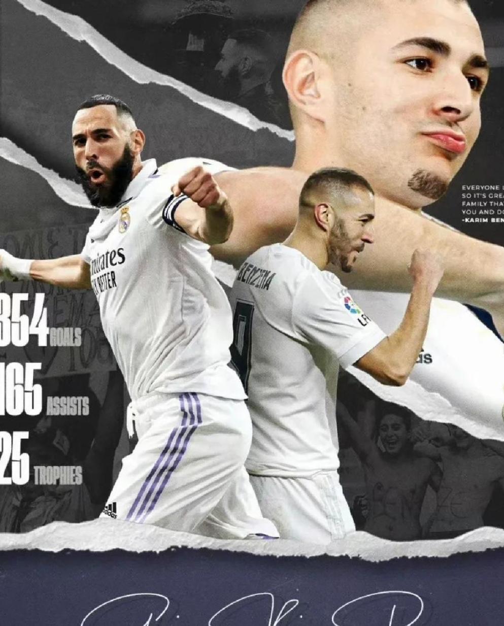 皇马官方宣布：本泽马因伤缺席下一场比赛