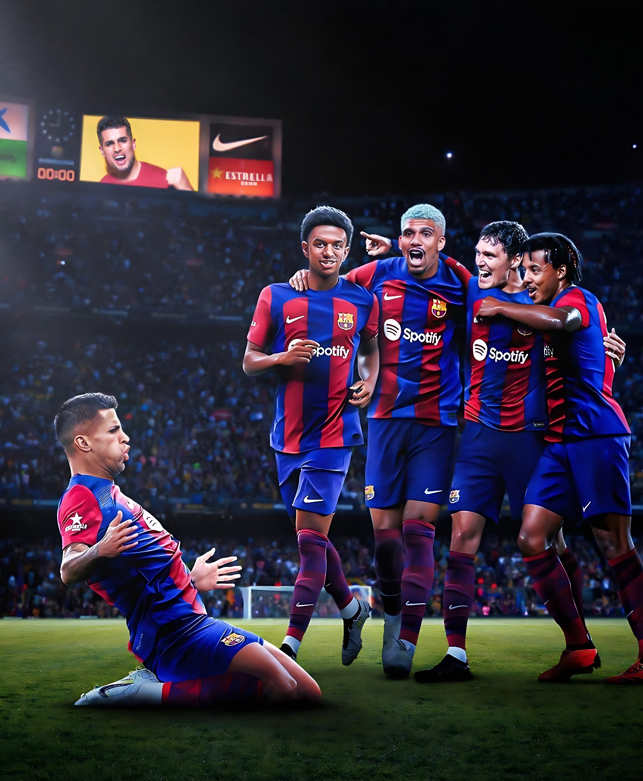 巴萨客场击败对手，全面压制